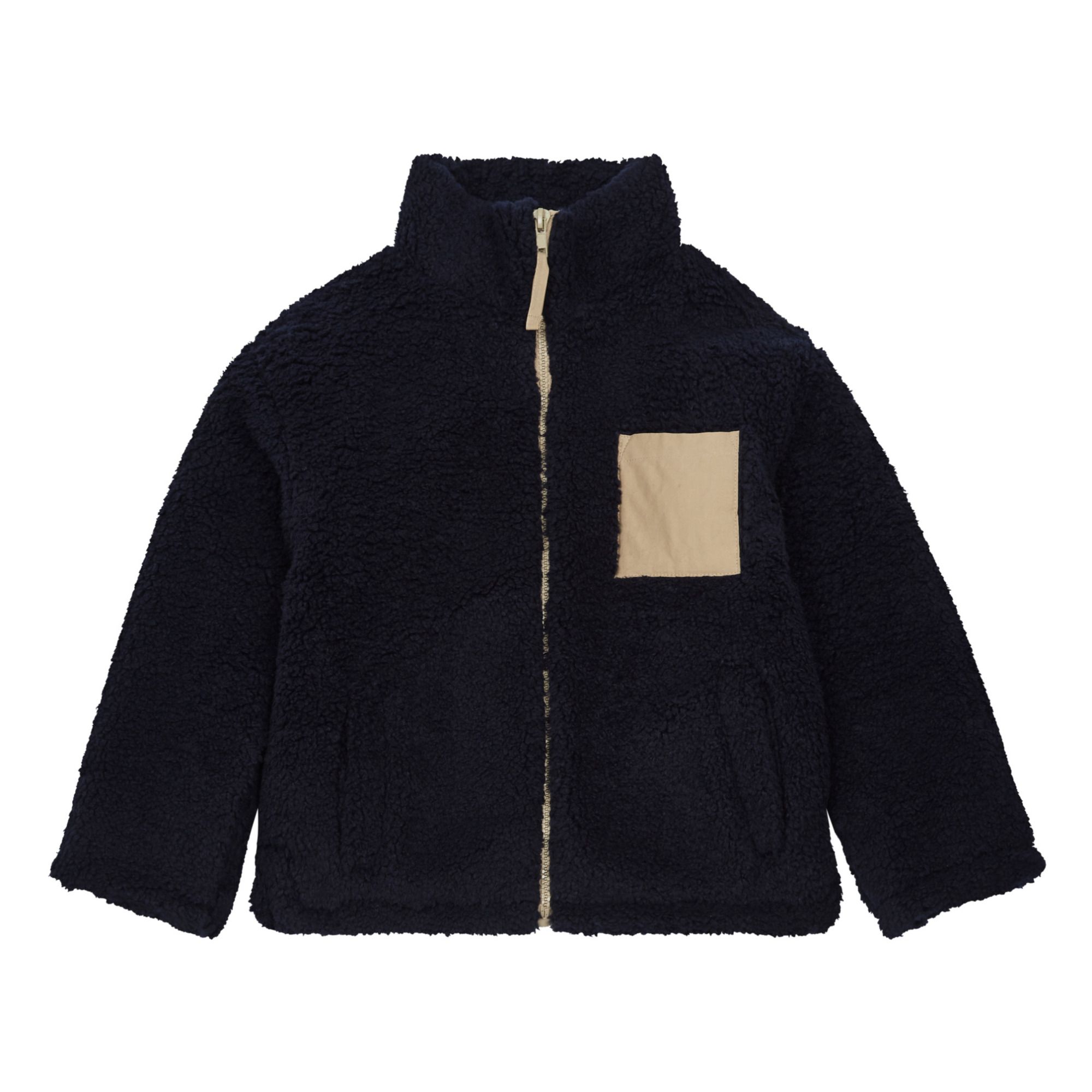 Marlot Paris - Veste Façon Fourrure Marceau - Fille - Bleu marine