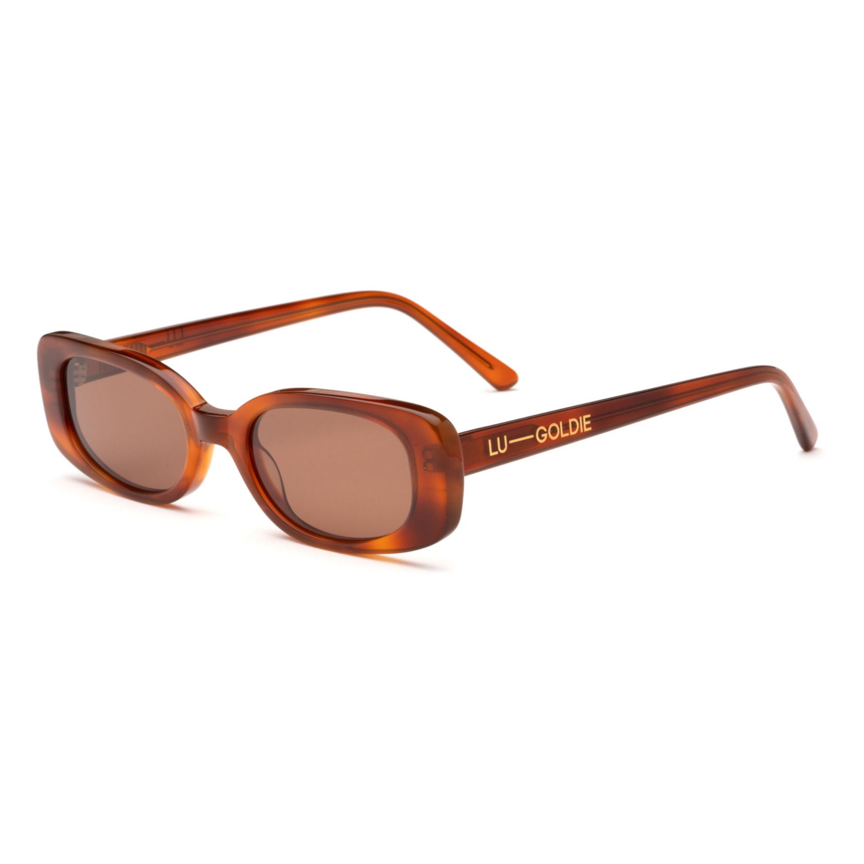 Lu Goldie - Lunettes de Soleil Solene - Femme - Marron