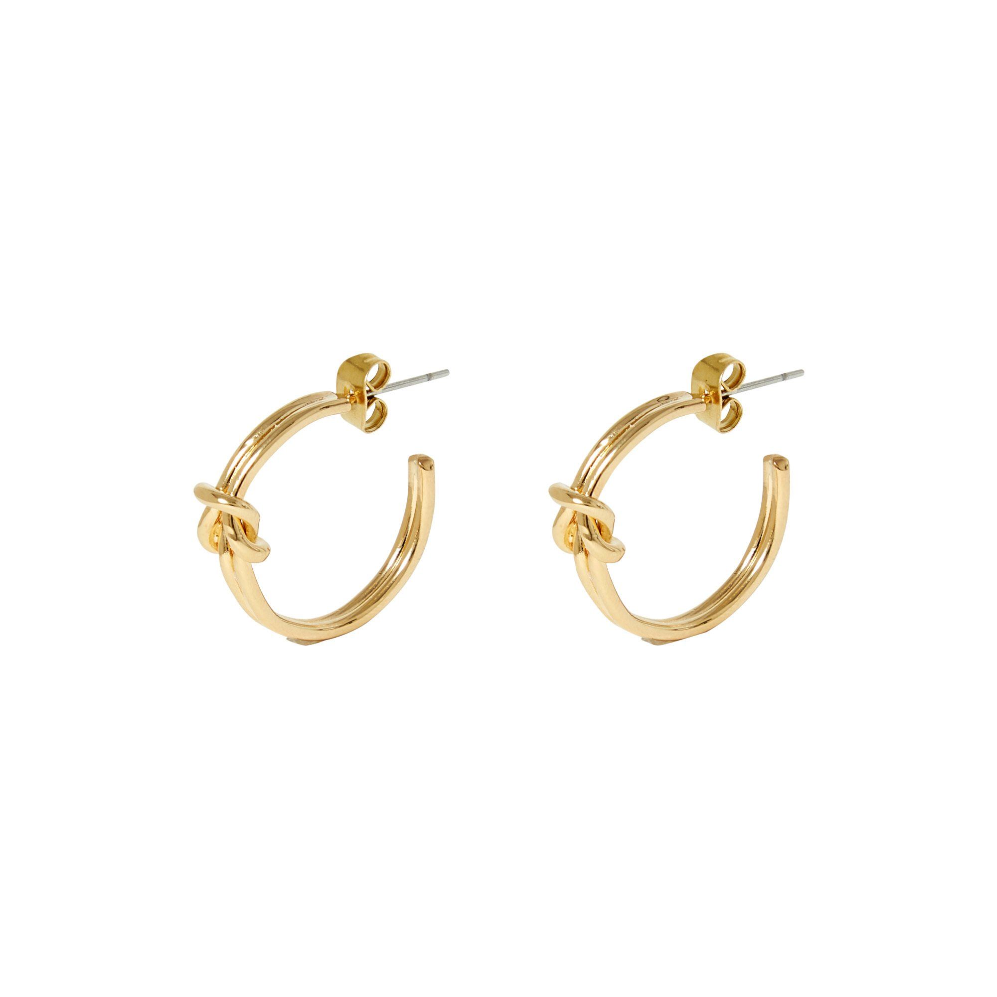 Sayo Hoop Earrings Dorado- Imagen del producto n°0