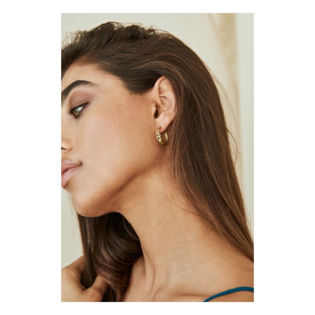 Sayo Hoop Earrings | Gold