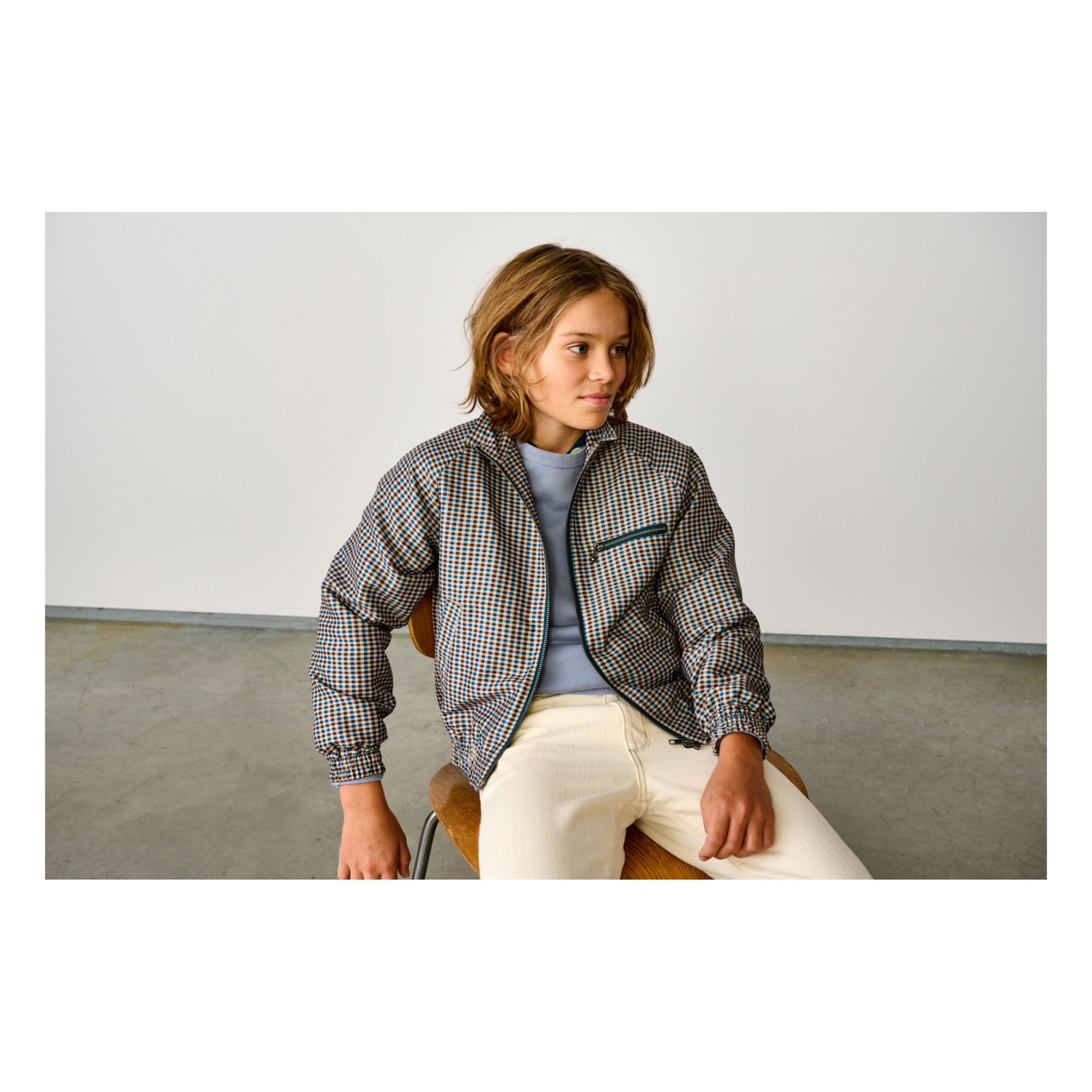 Hedy Zip-Up Jacket Blue- Product image n°5