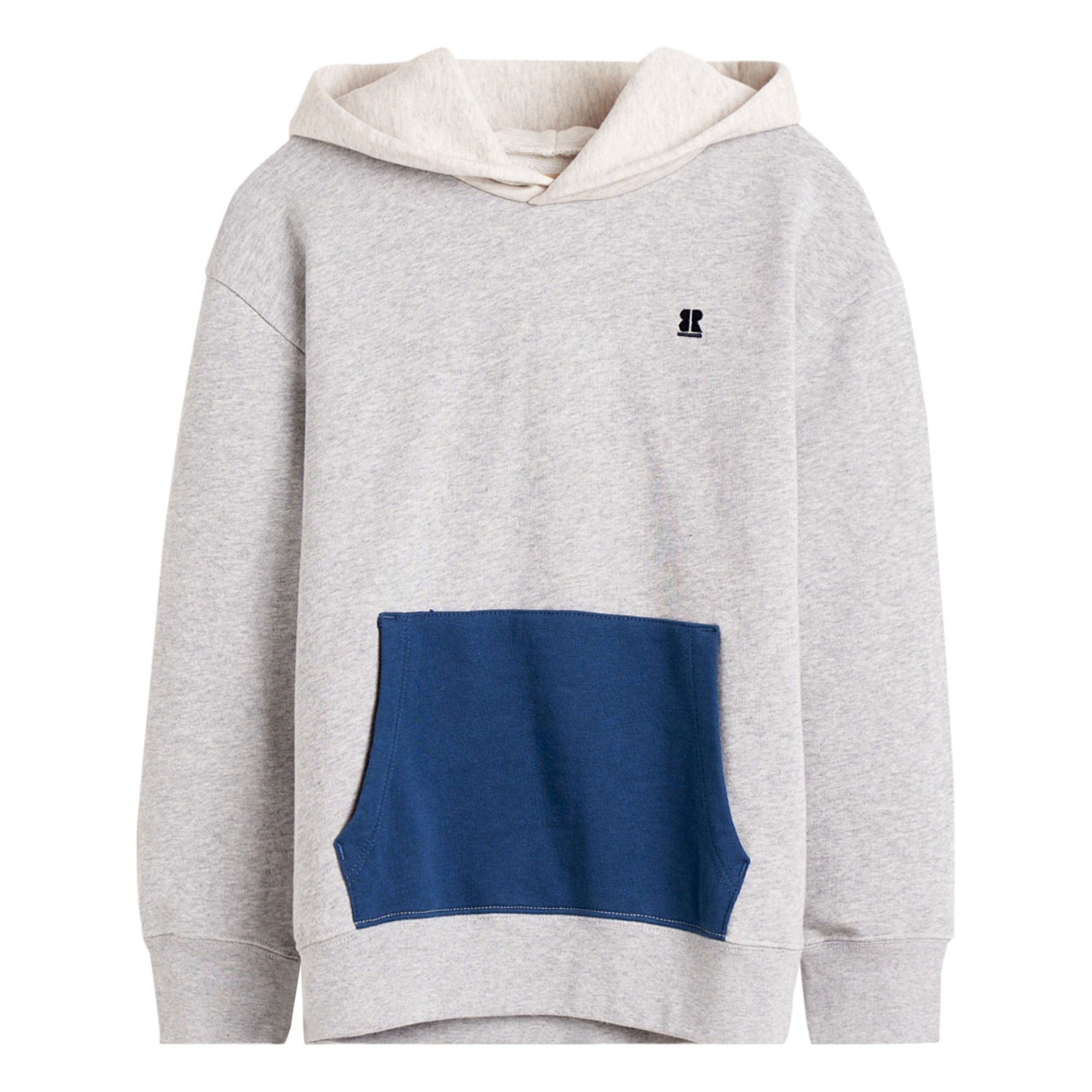 Bellerose - Hoodie Food Poche - Fille - Gris