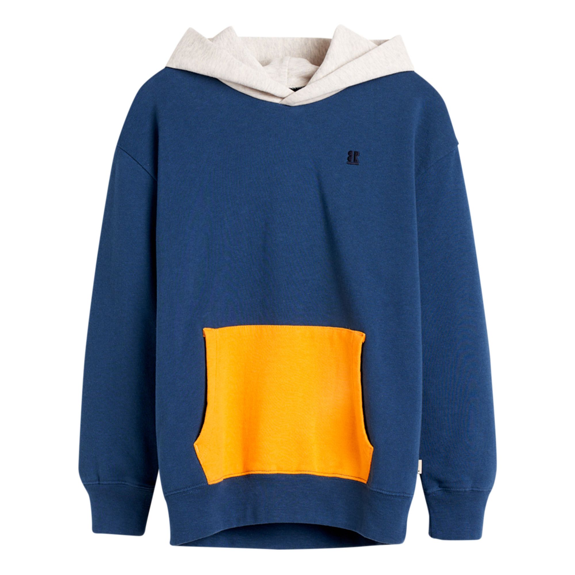 Bellerose - Hoodie Food Poche - Fille - Bleu canard