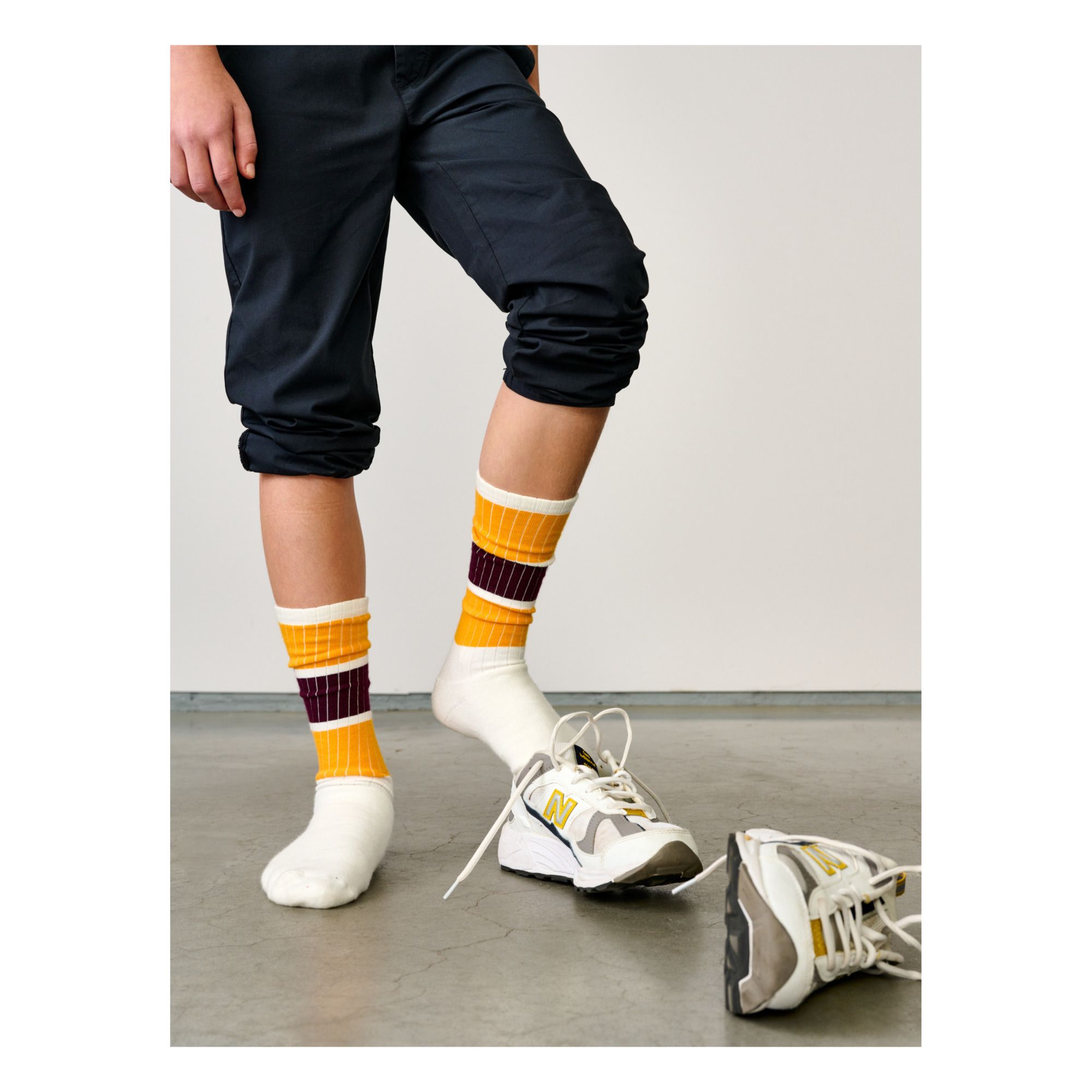 Socken Fiqo Grauweiß- Produktbild Nr. 2