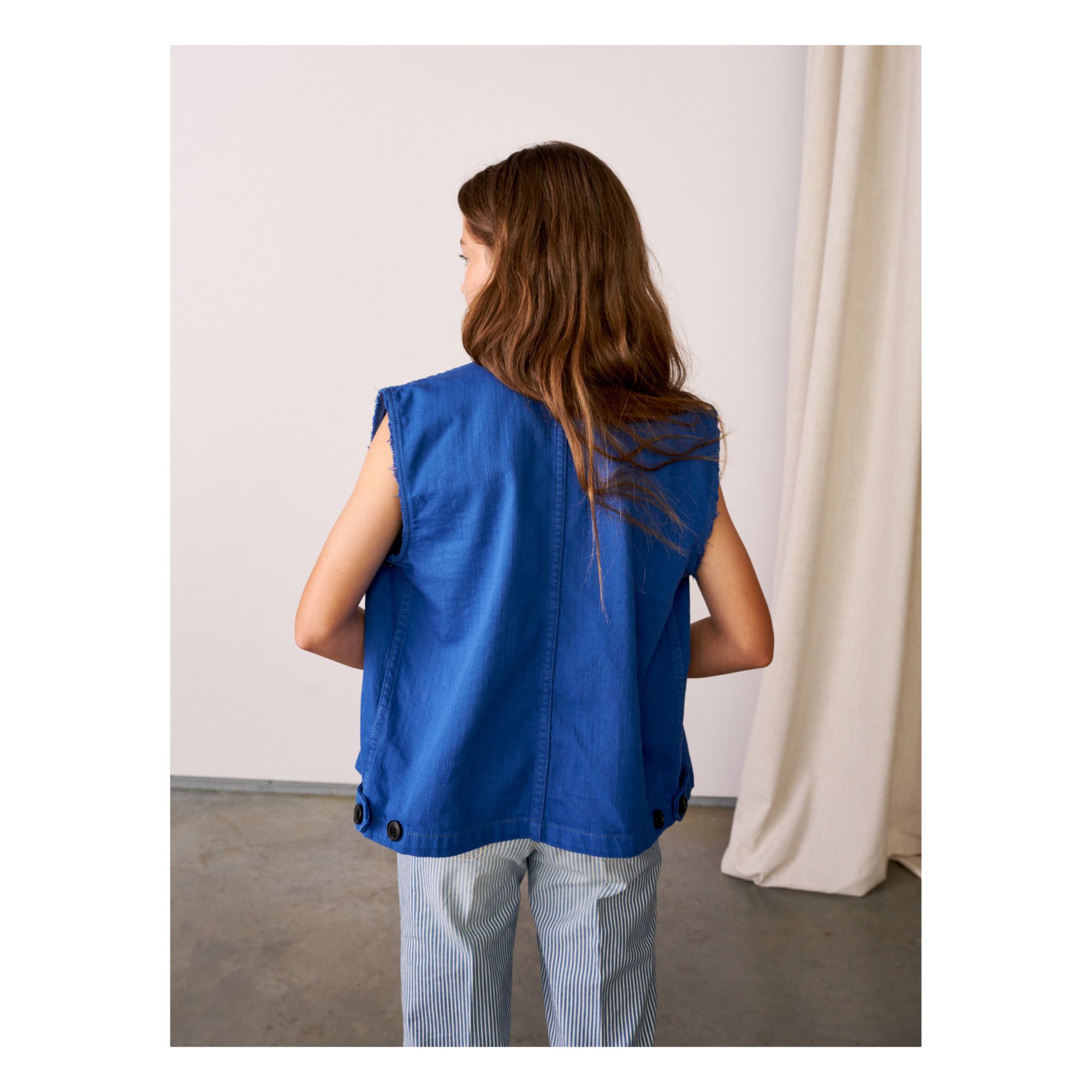 Pumpkin Vest Indigo blue- Product image n°4