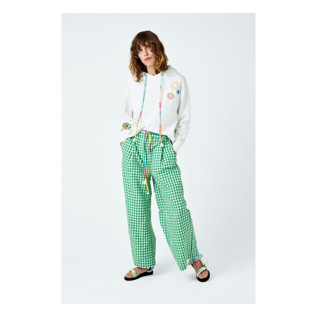 Checked Trousers Verde