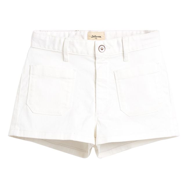 Preppy Shorts Blanco Roto