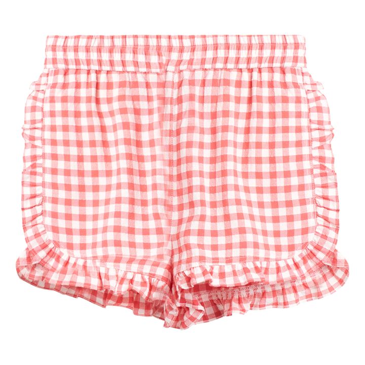Bellerose - Aimy Gingham Shorts - Poppy | Smallable