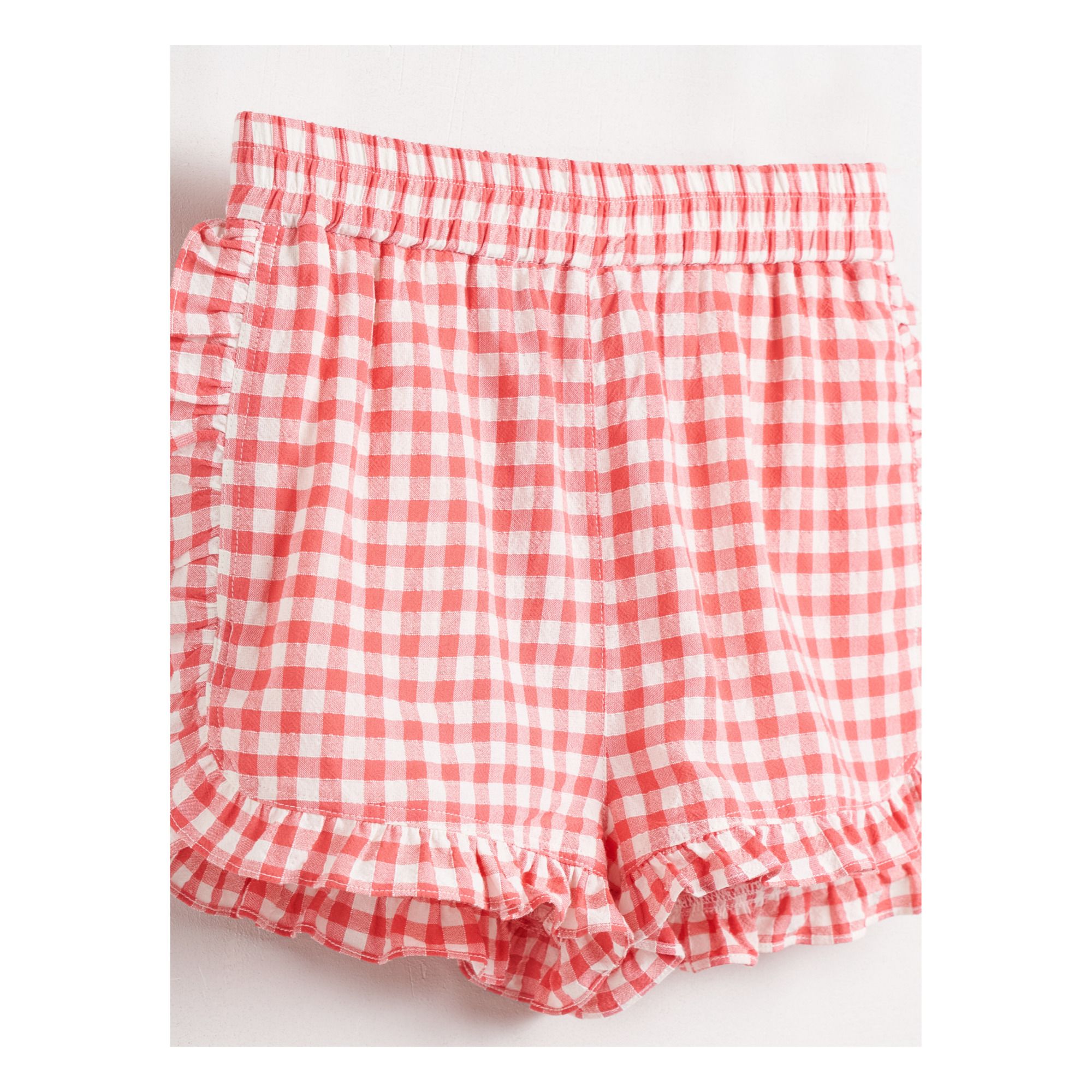 Aimy Gingham Shorts Poppy- Product image n°6