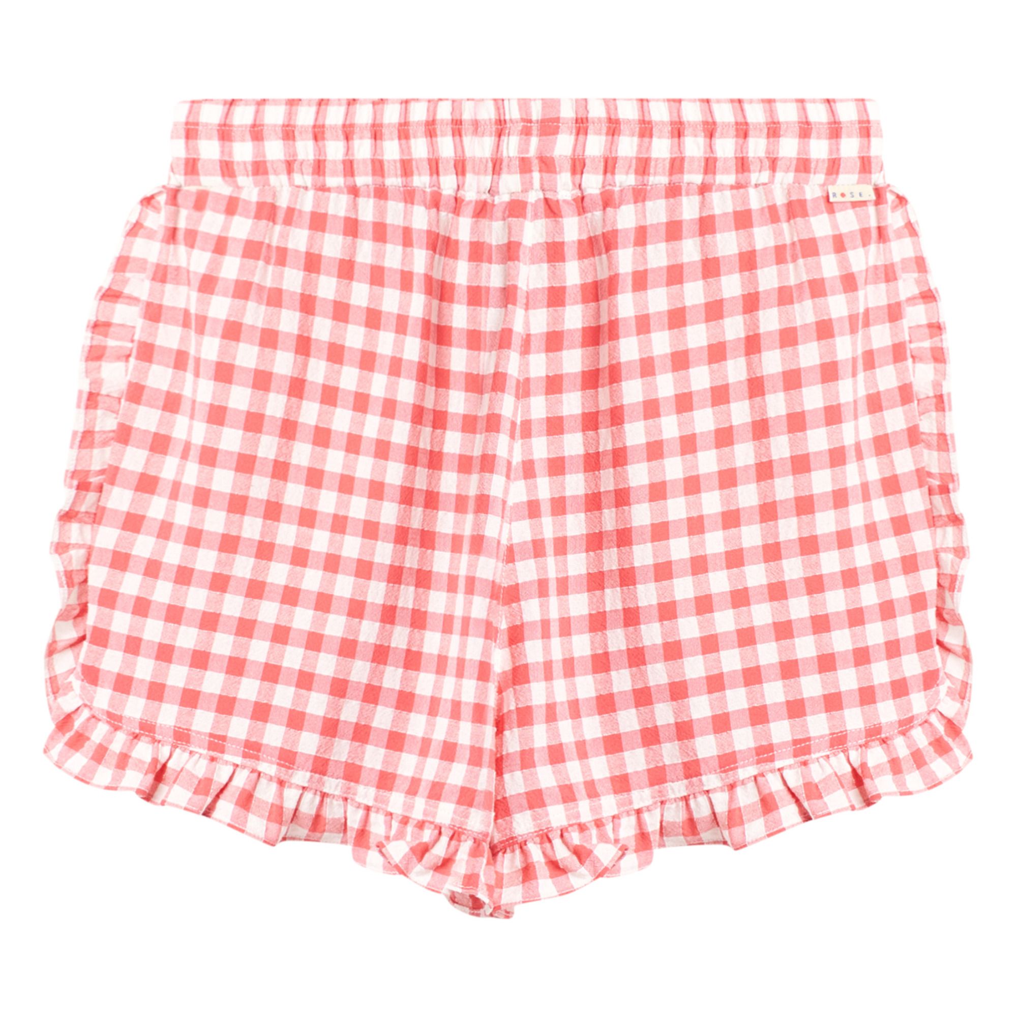 Aimy Gingham Shorts Poppy- Product image n°7