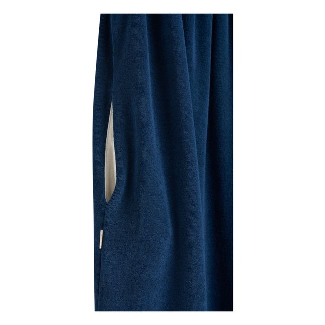 Robe Canil Eponge Bleu marine