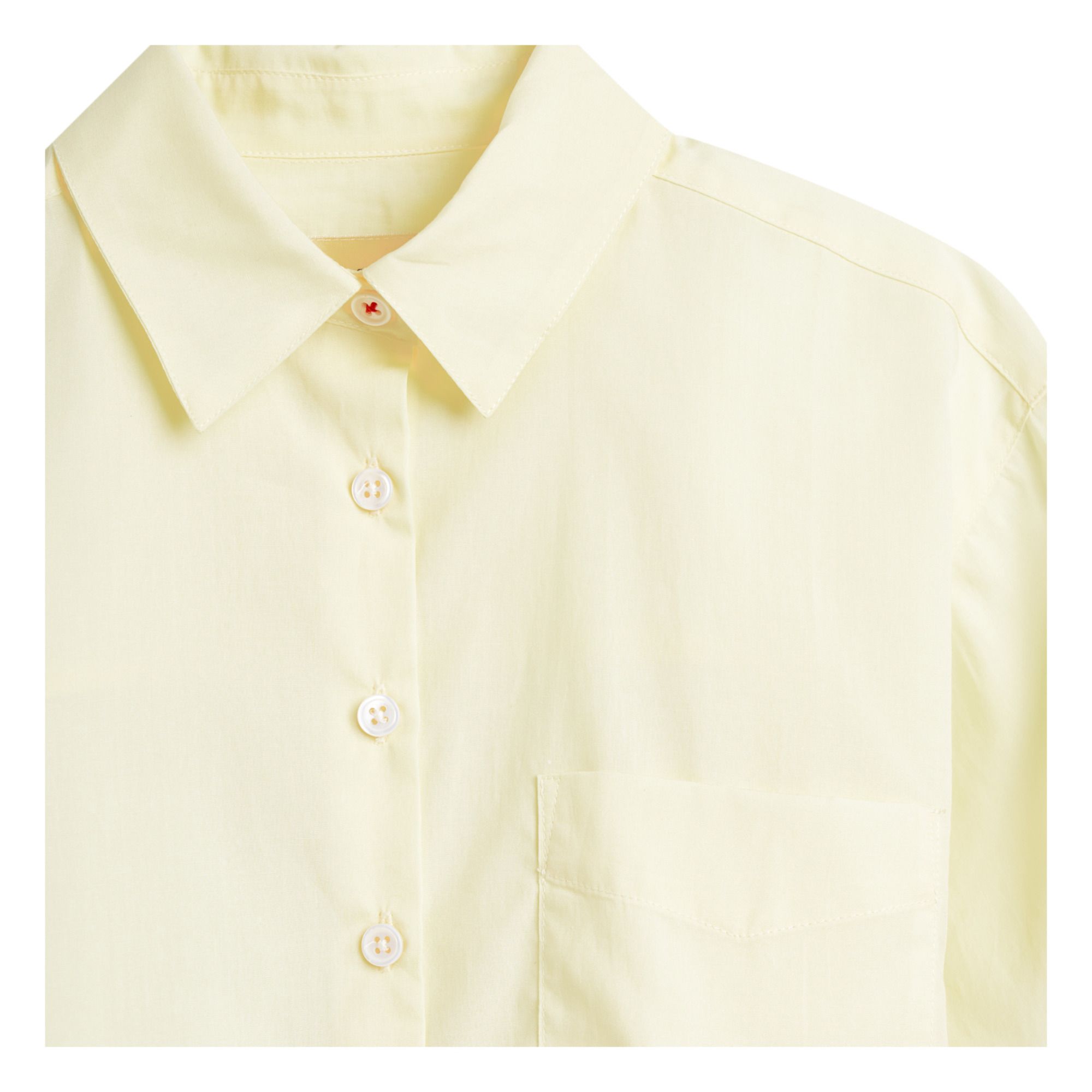 Ave Plain Shirt Yellow- Product image n°6