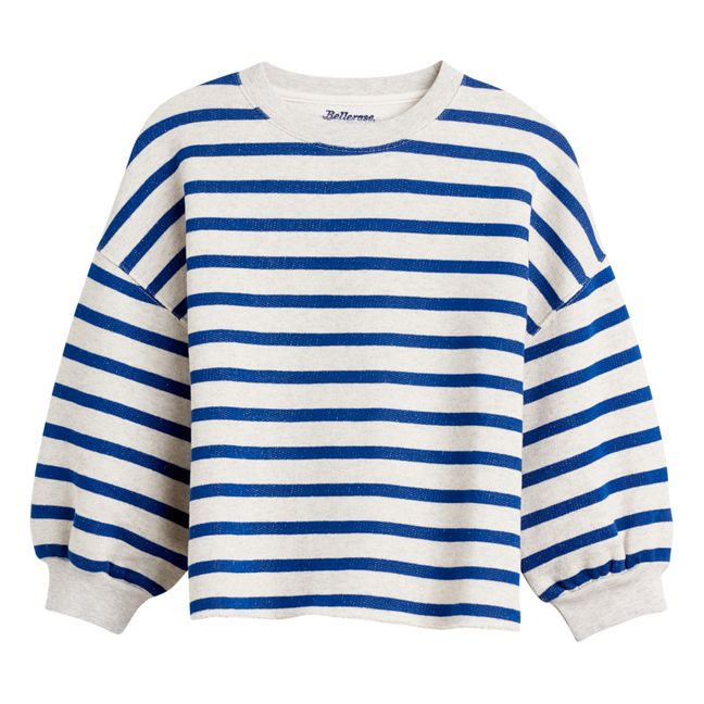 Fash Striped Sweatshirt Blu marino