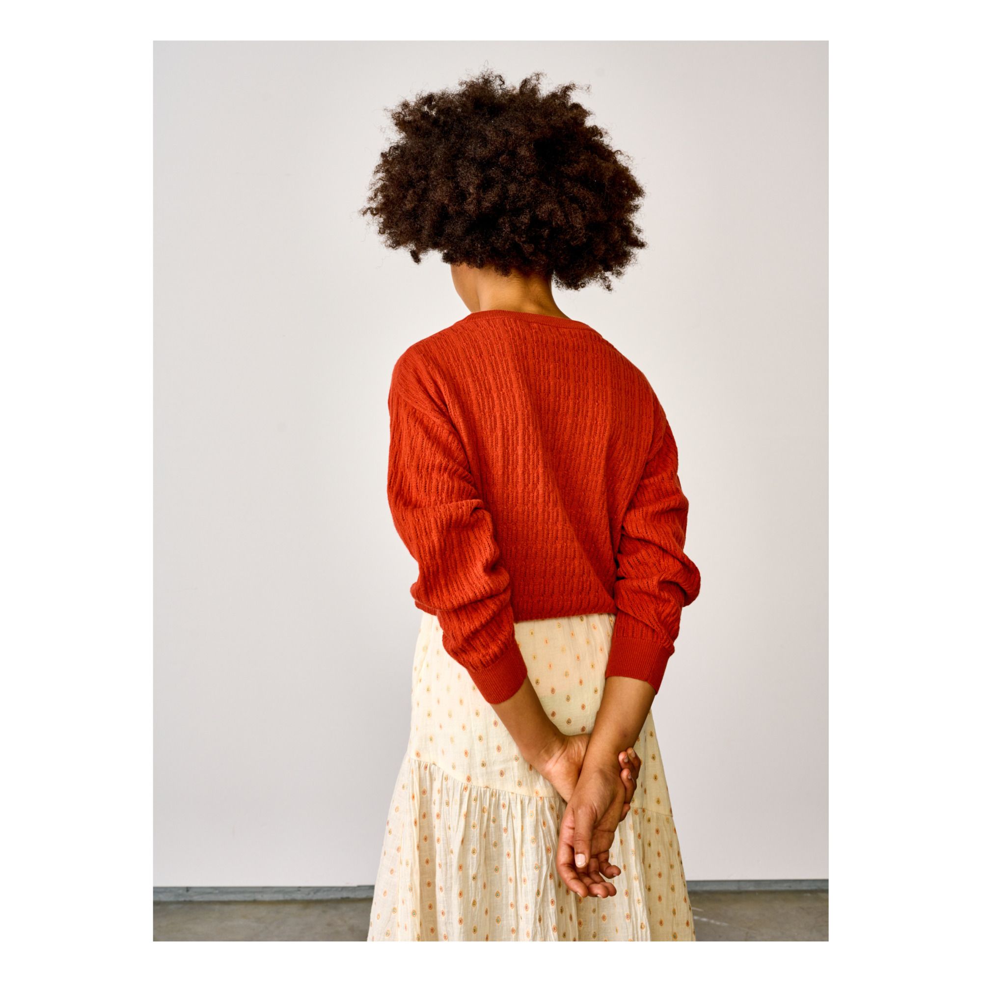 Ginour Cashmere Jumper Brick red- Product image n°4