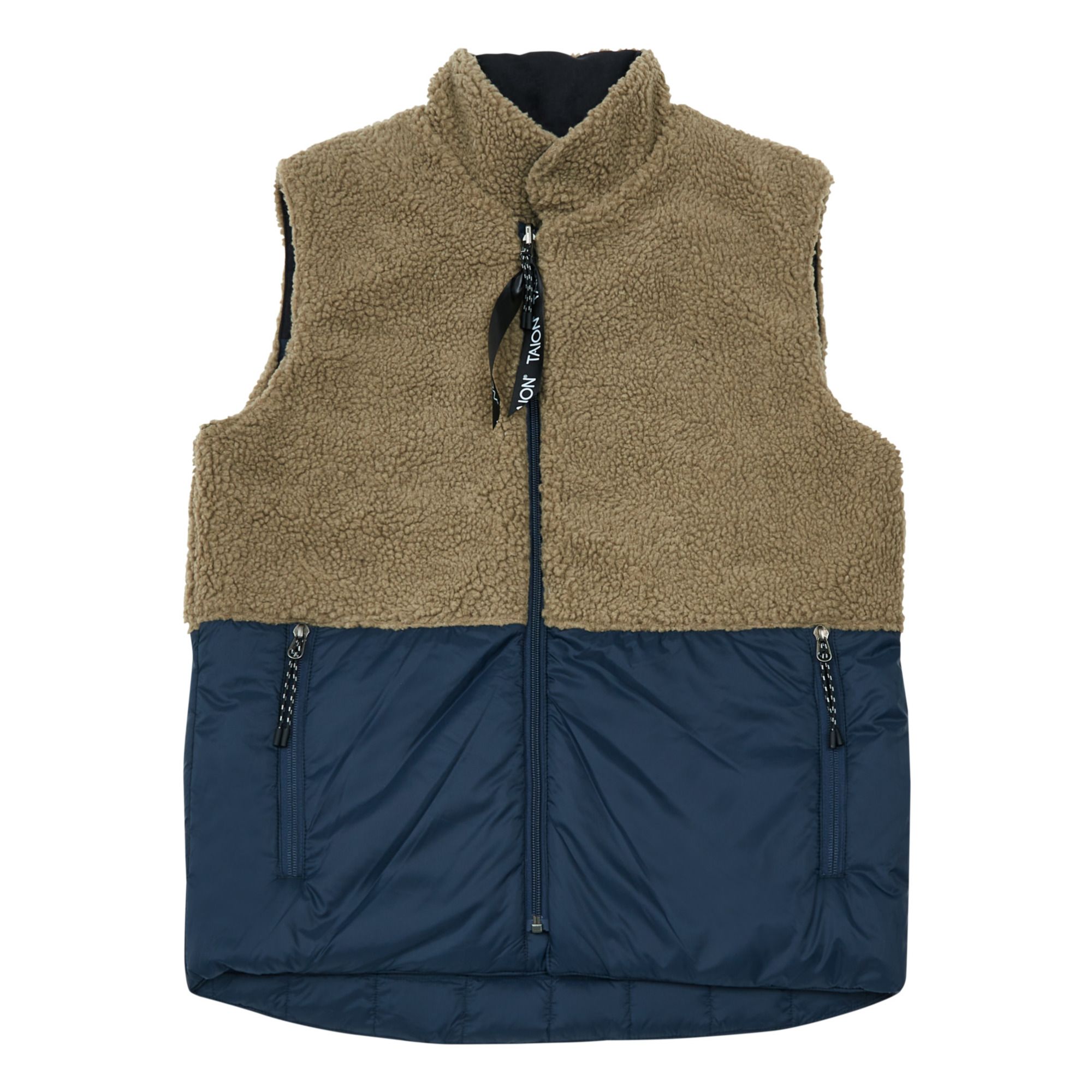 navy blue bubble vest