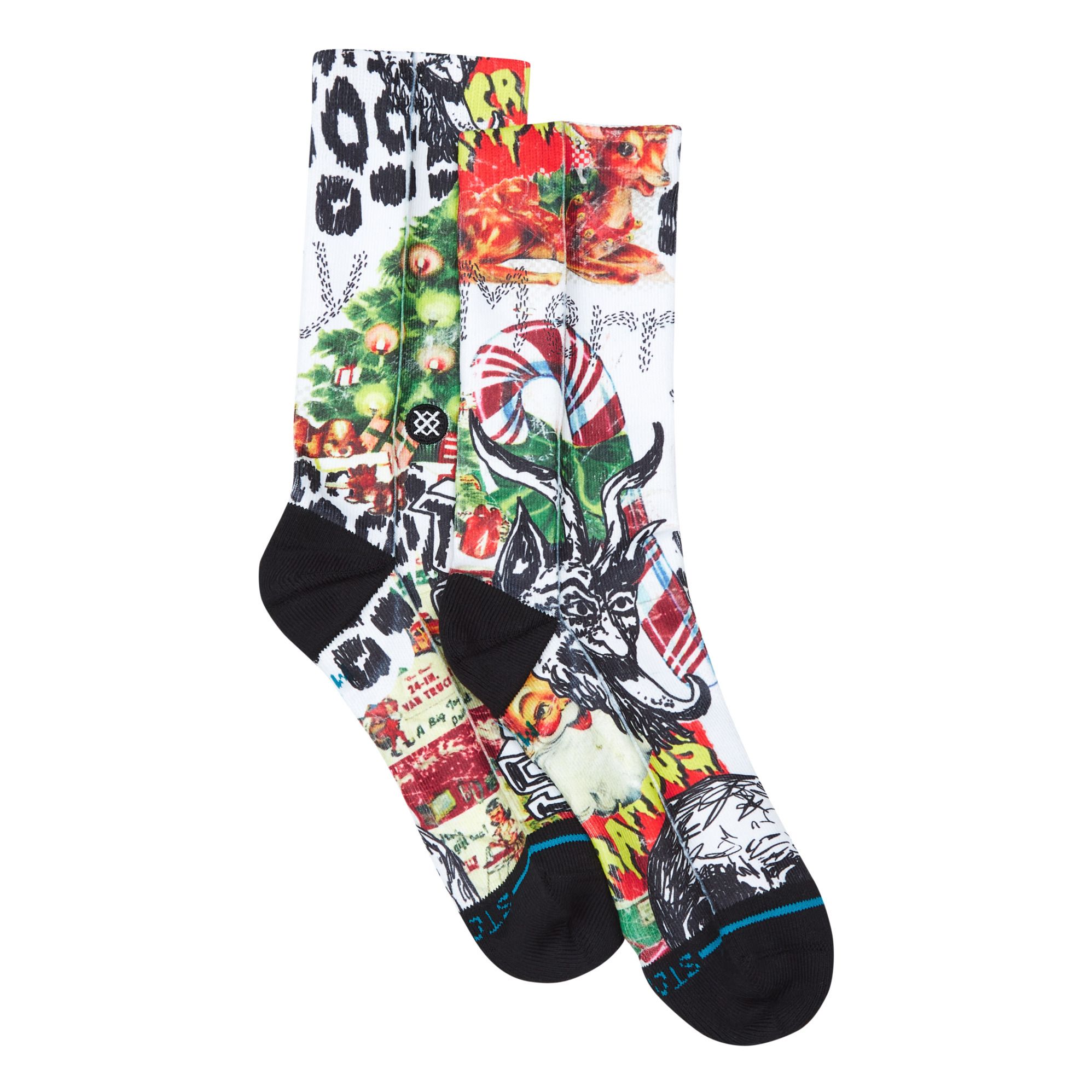 Stance Socks - Chaussettes Merry Krampus - Homme - Blanc