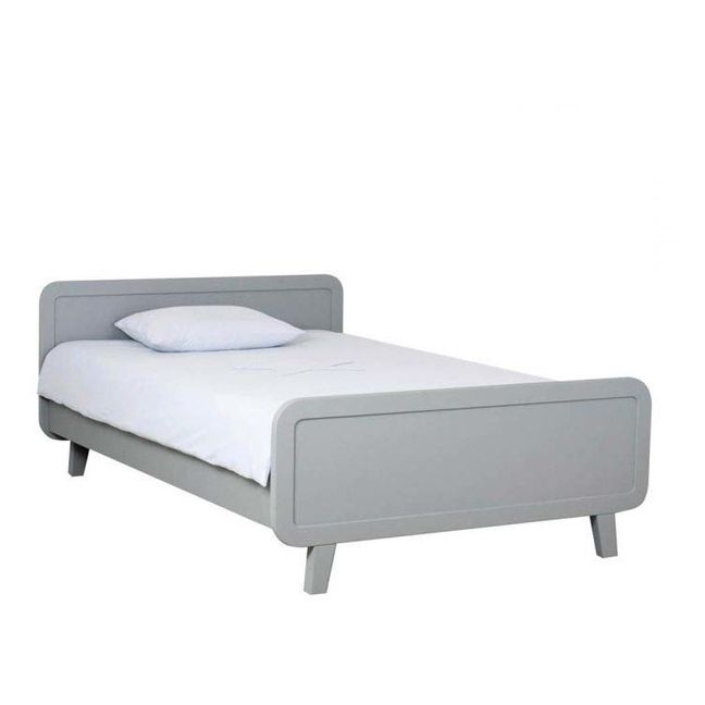 Round Bed 120x200cm - Light Grey Grey