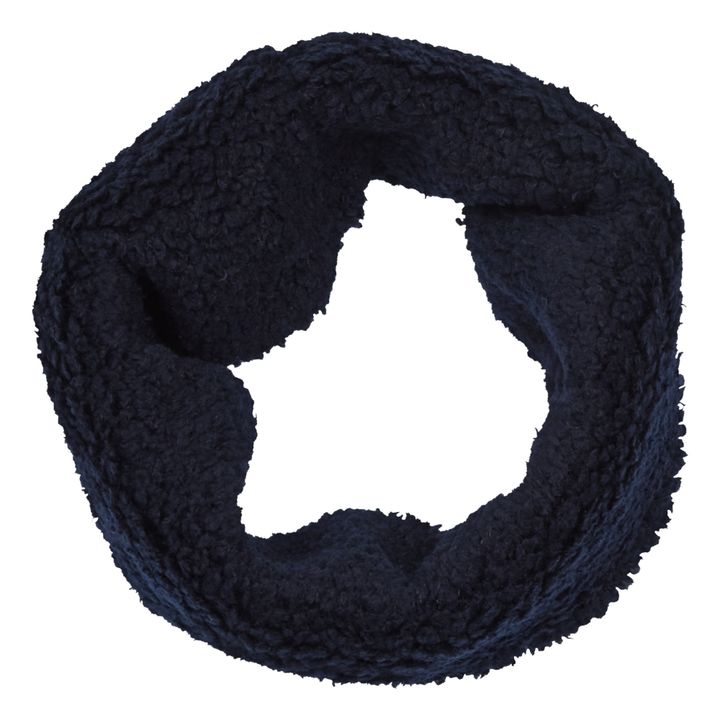 Snood enfant en moumoute navy - Marlot Paris