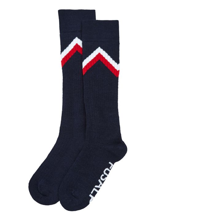 Heritage Woollen Socks - Women’s Collection  | Navy blue- Product image n°1