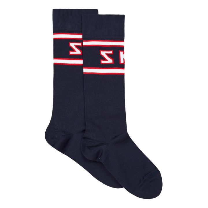 Fusalp Jacquard Socks Navy blue Smallable