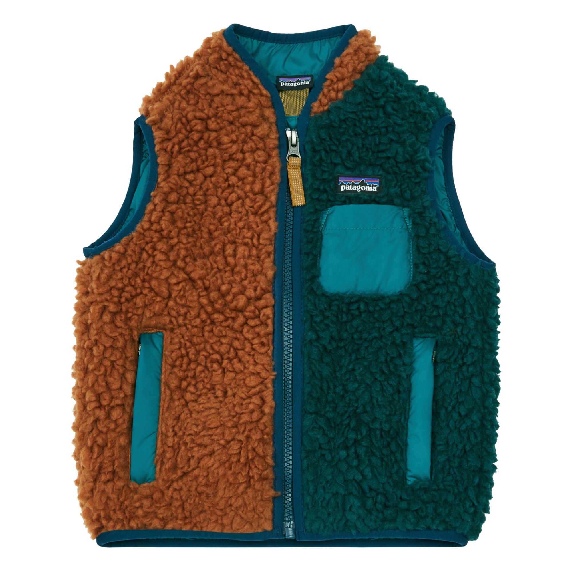 Patagonia - Veste Sans Manches Polaire Recyclée - Fille - Marron