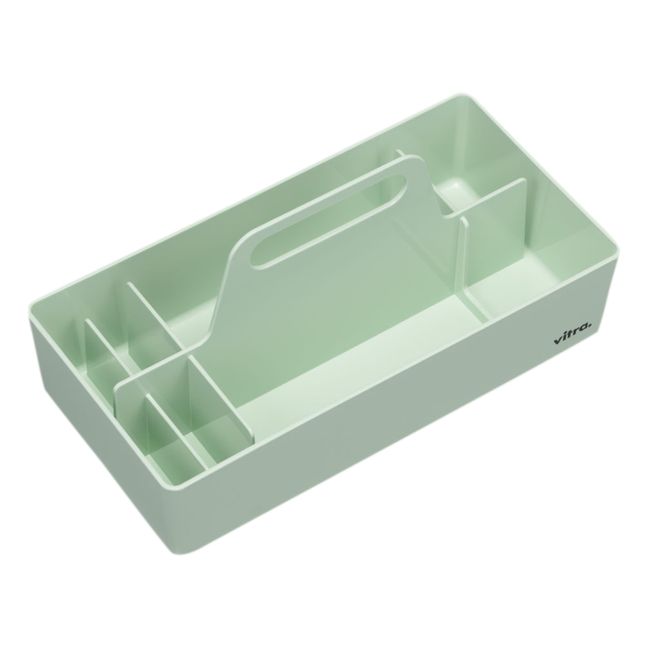 Porta-oggetti, modello: Toolbox, in plastica riciclata - Arik Levy | Verde menta