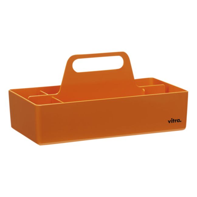 Cassetta degli attrezzi in plastica riciclata - Arik Levy Arancione