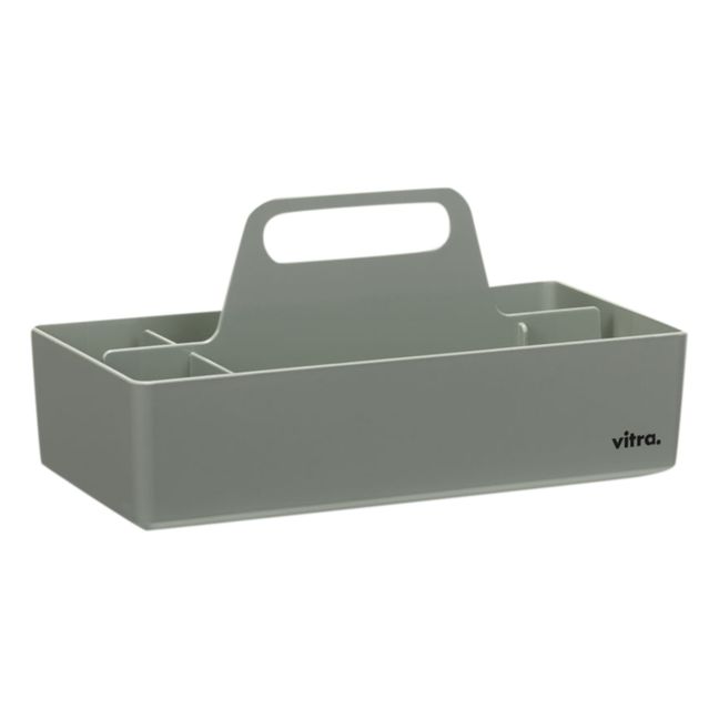 Porta-oggetti, modello: Toolbox, in plastica riciclata - Arik Levy | Grigio muschio