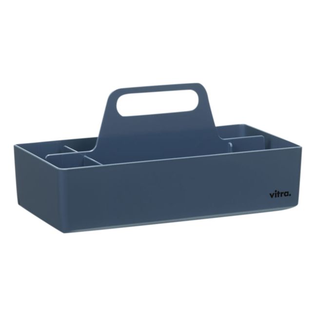 Rangement Toolbox en plastique recyclé - Arik Levy | Bleu de mer
