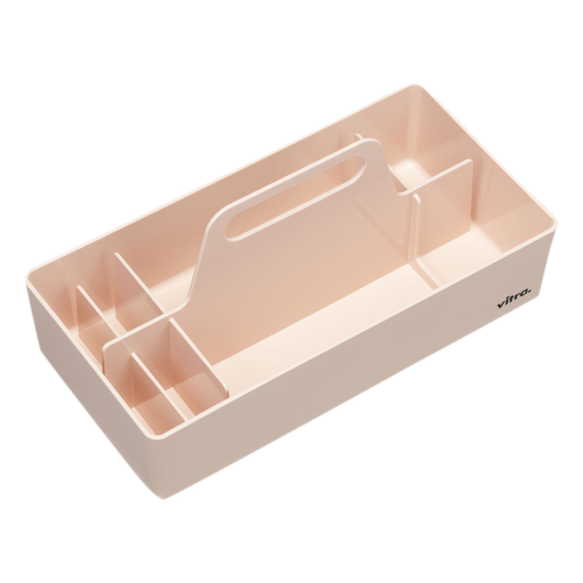 Vitra - Porta-oggetti, modello: Toolbox, in plastica riciclata - Arik Levy  - Rosa chiaro