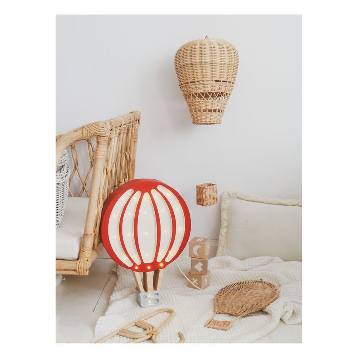 Tischleuchte Heißluftballon Burgunderrot- Produktbild Nr. 3