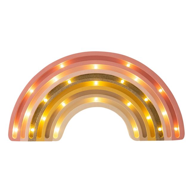 Rainbow Table Lamp | Pink Gold