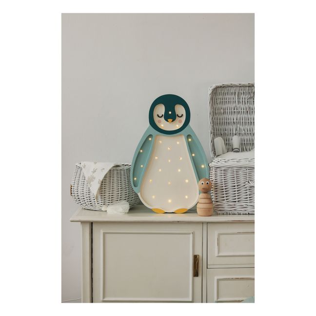 Lámpara de sobremesa Pingüino | Azul