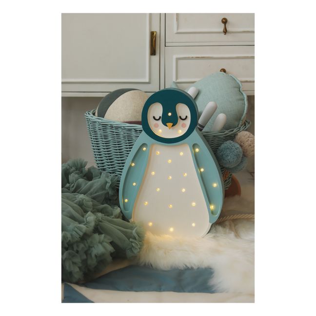 Lámpara de sobremesa Pingüino | Azul