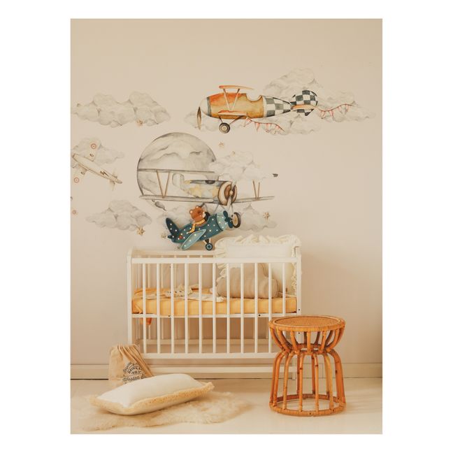 Lampe à poser Avion Ourson | Denim