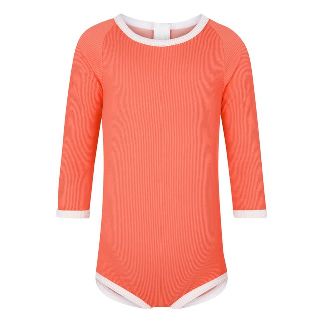 Anti-UV Rashie Jumpsuit - Kids’ Collection - Korallenfarben