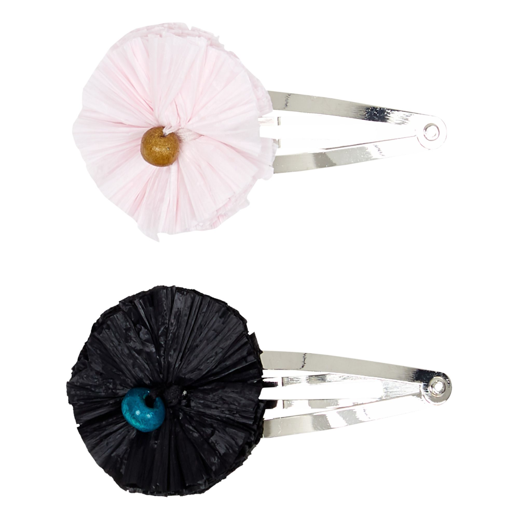 Bonpoint - Barrette Raphia Tressé Asha - Fille - Rose