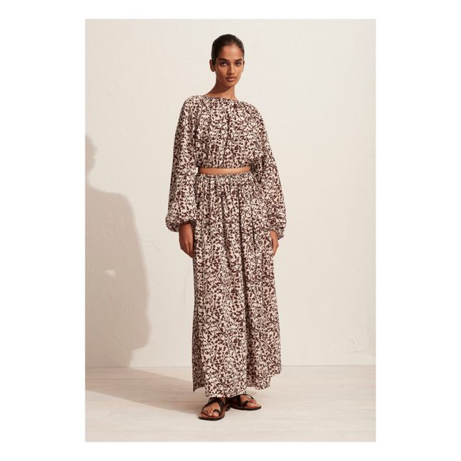 Blouse Voluminous | Marron