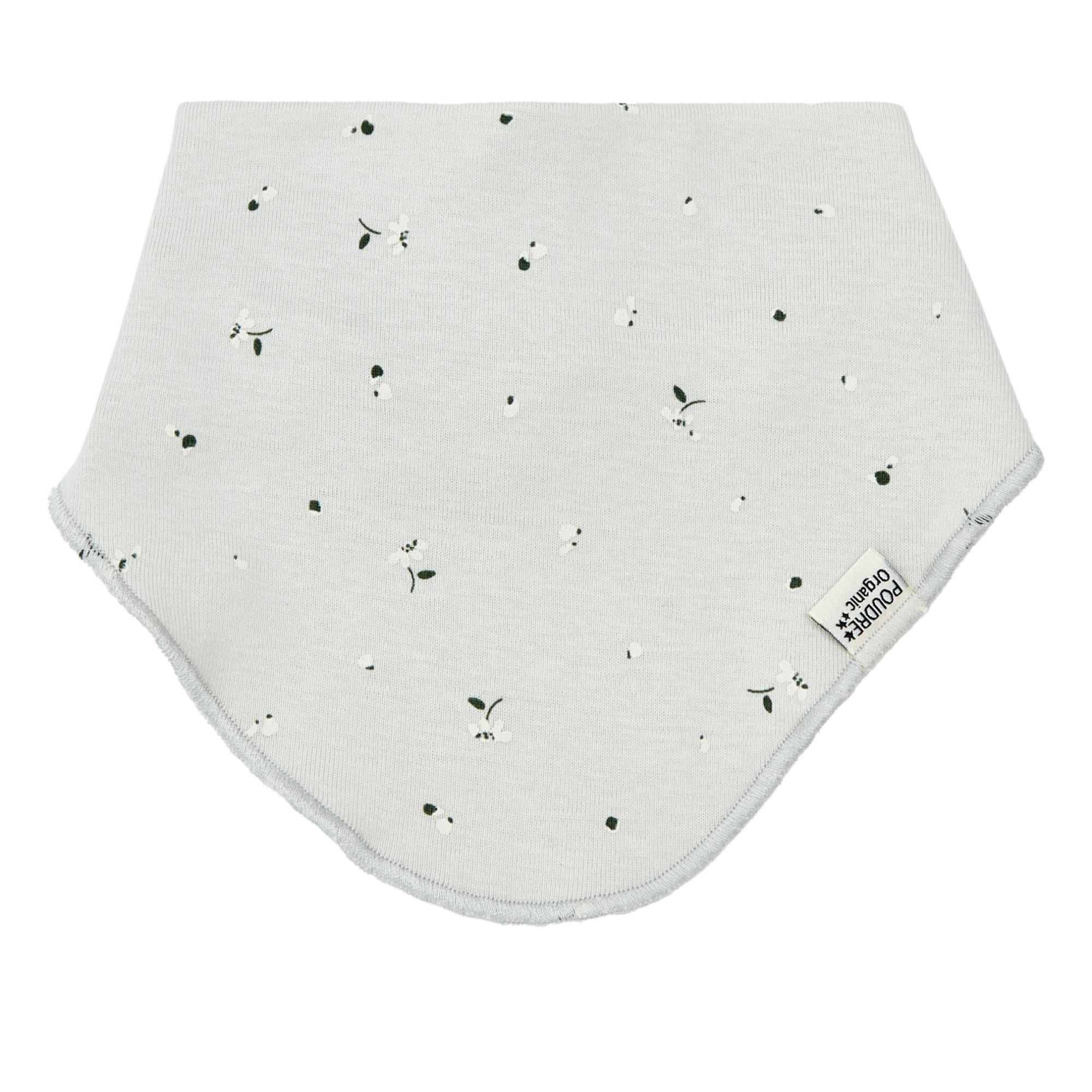 Poudre Organic - Bavoir Coton Bio Aspérule - Gris