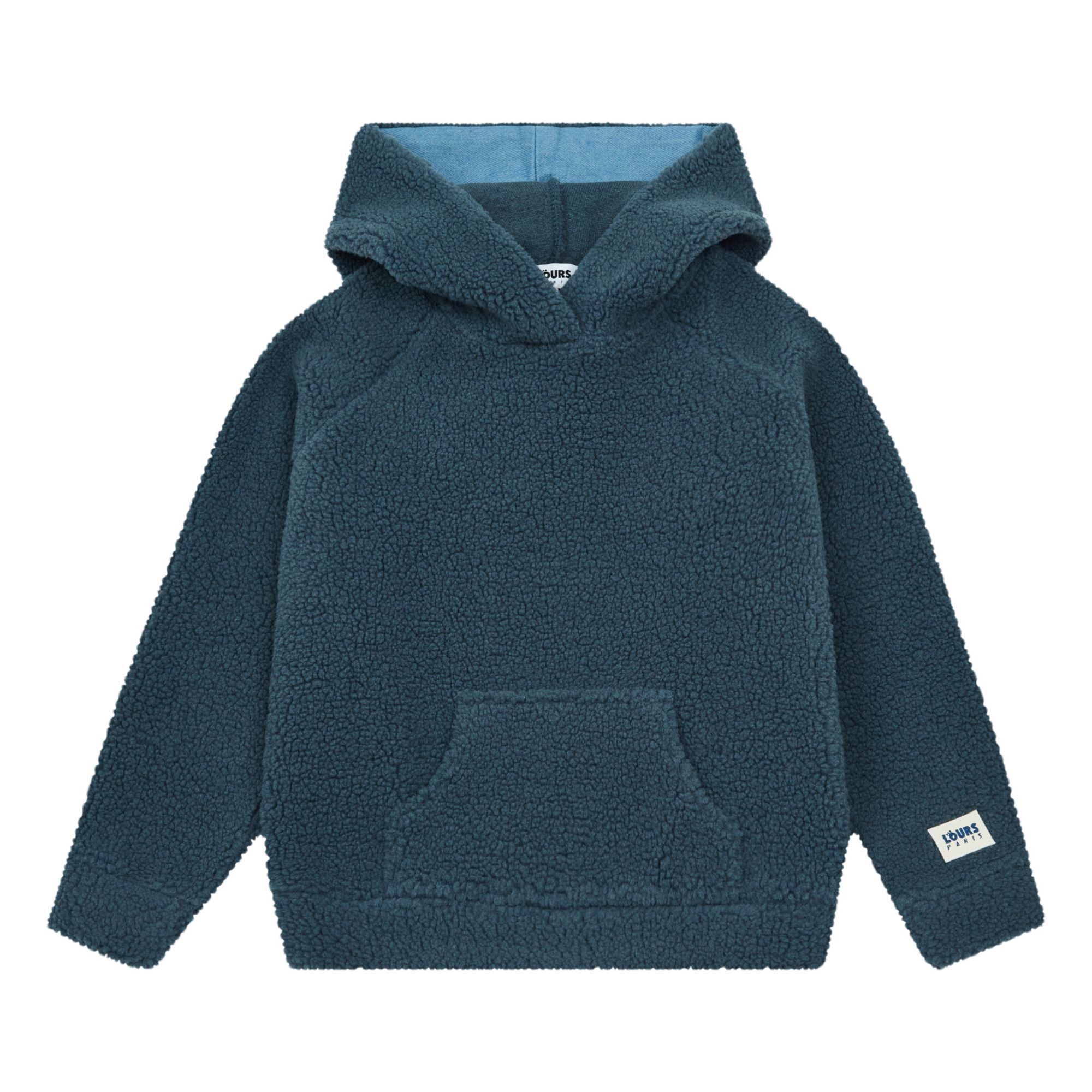 Lours Paris - Hoodie Sheepskin - Fille - Bleu