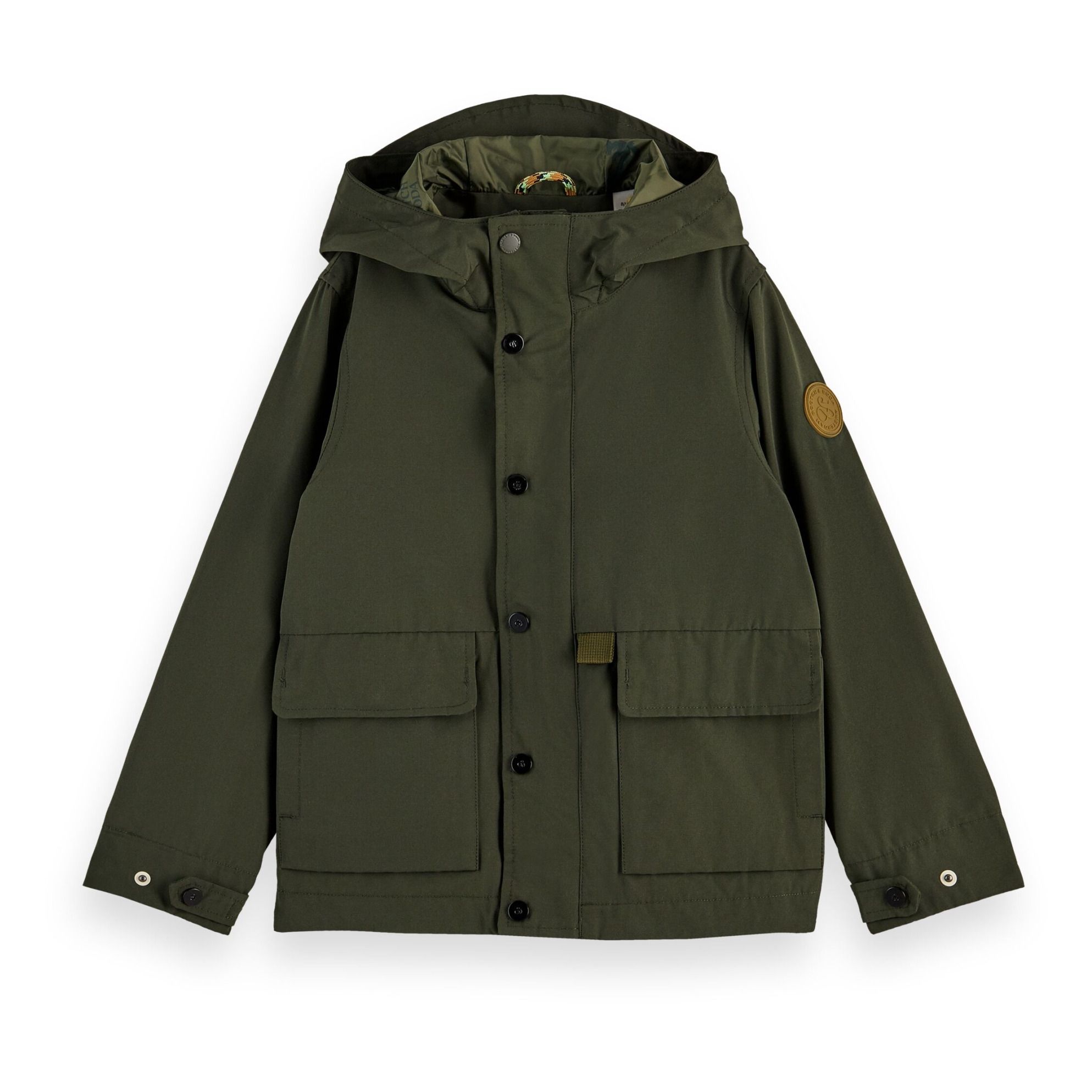 Scotch & Soda - Parka - Garçon - Vert kaki