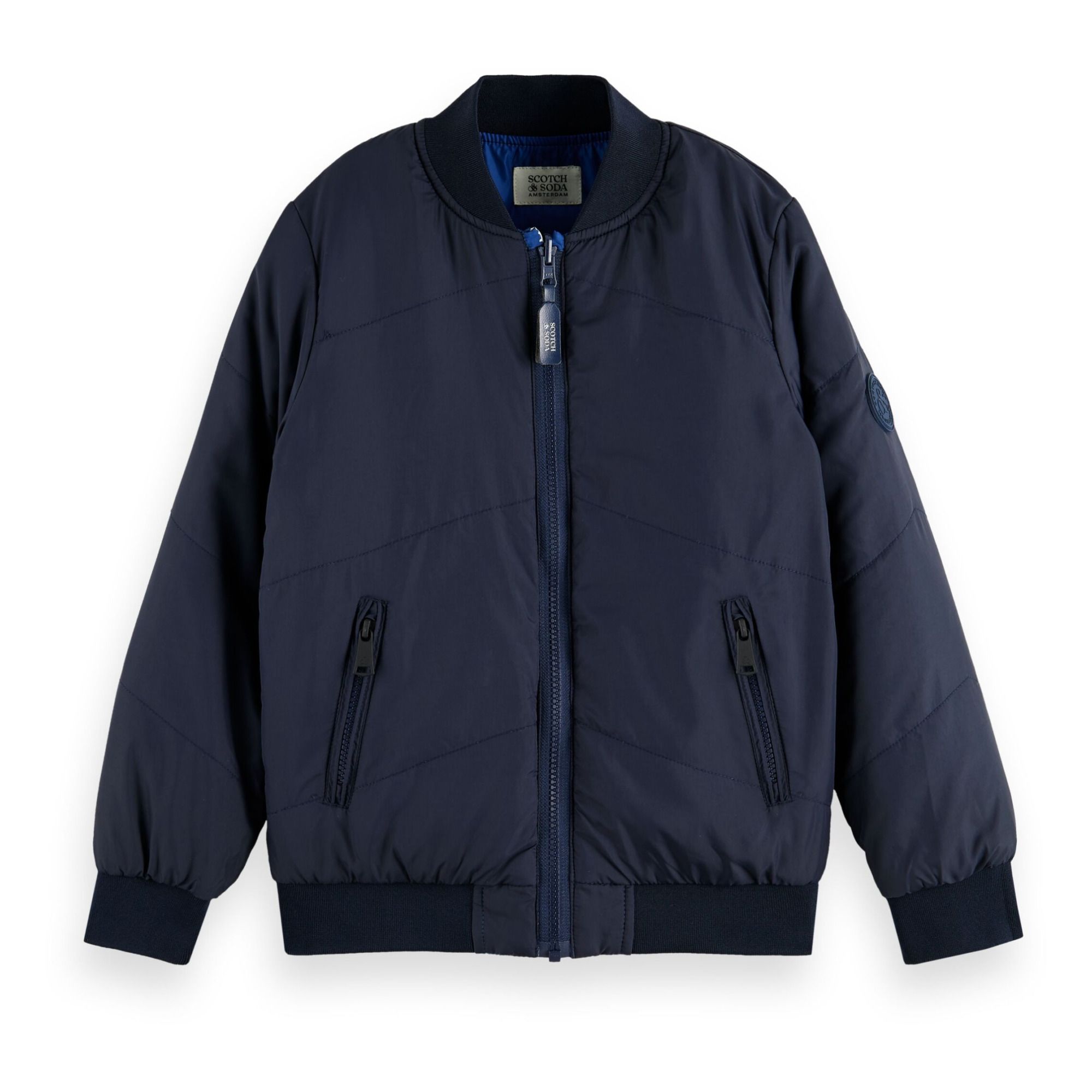 Scotch & Soda - Bomber Reversible - Garçon - Bleu marine