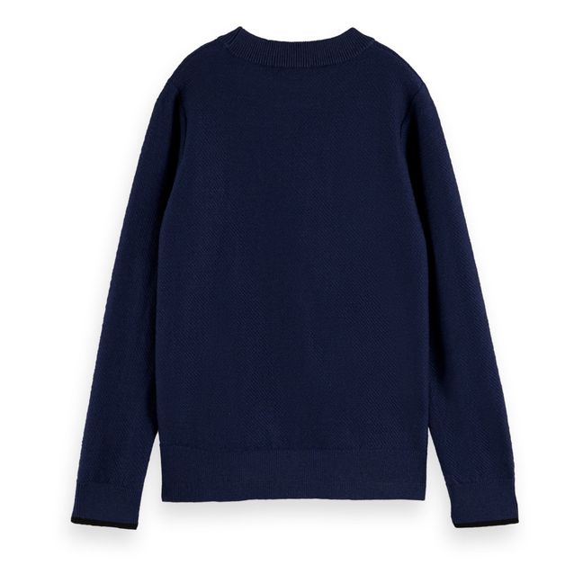Pullover aus Baumwolle Avery Blau