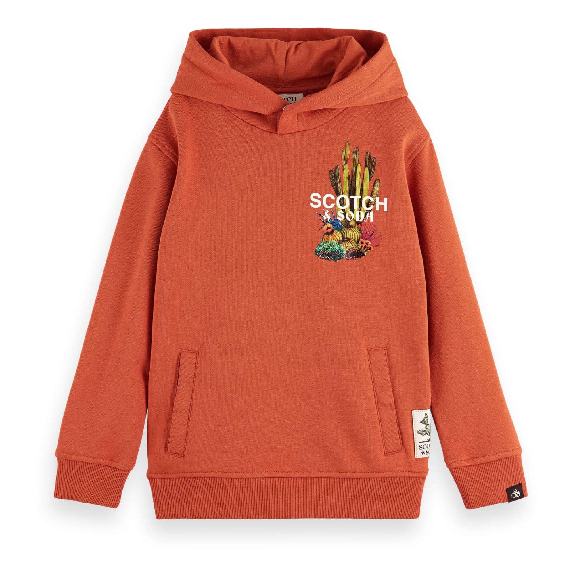 Scotch & Soda - Hoodie - Fille - Mandarine