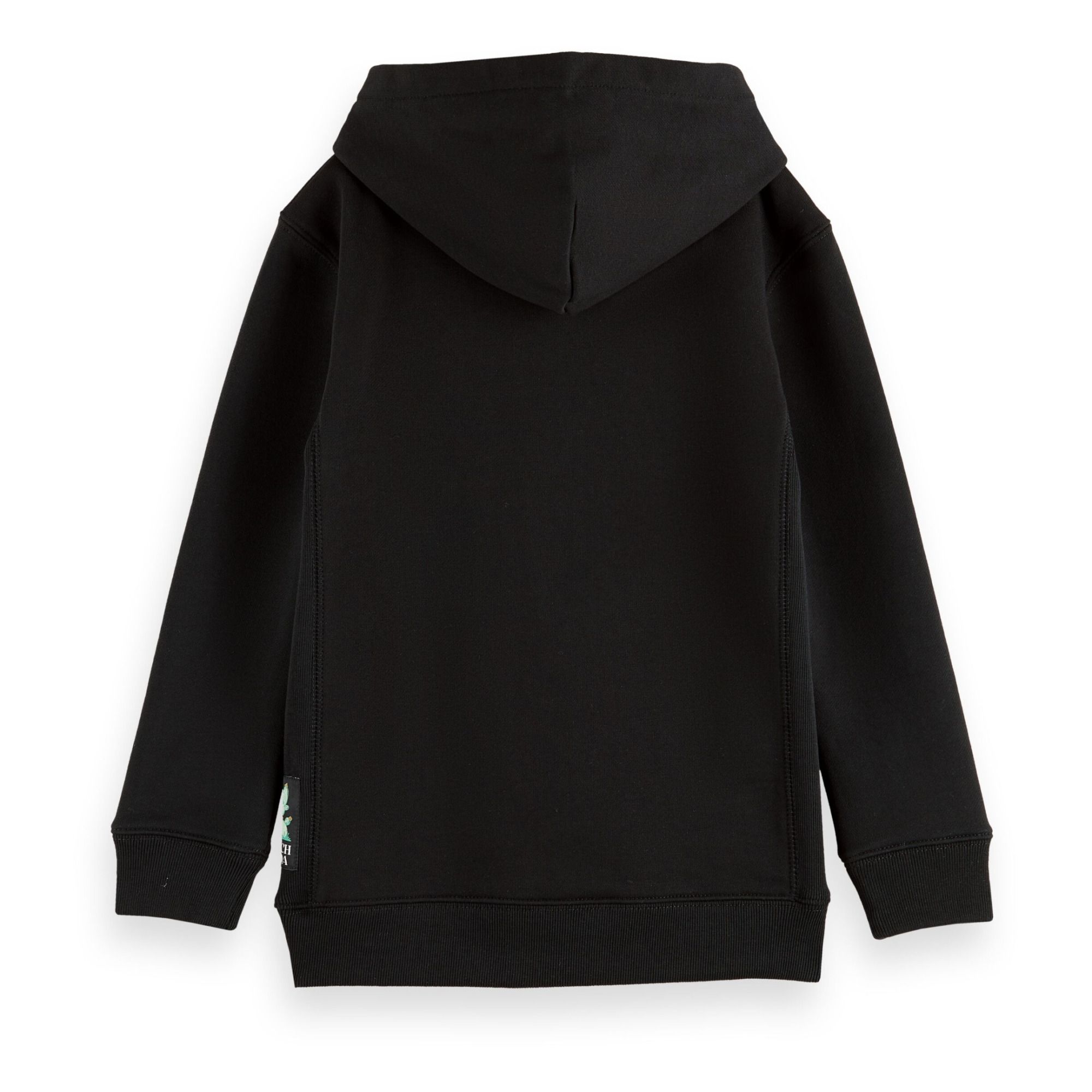 Sudadera con capucha bordada Negro- Imagen del producto n°0