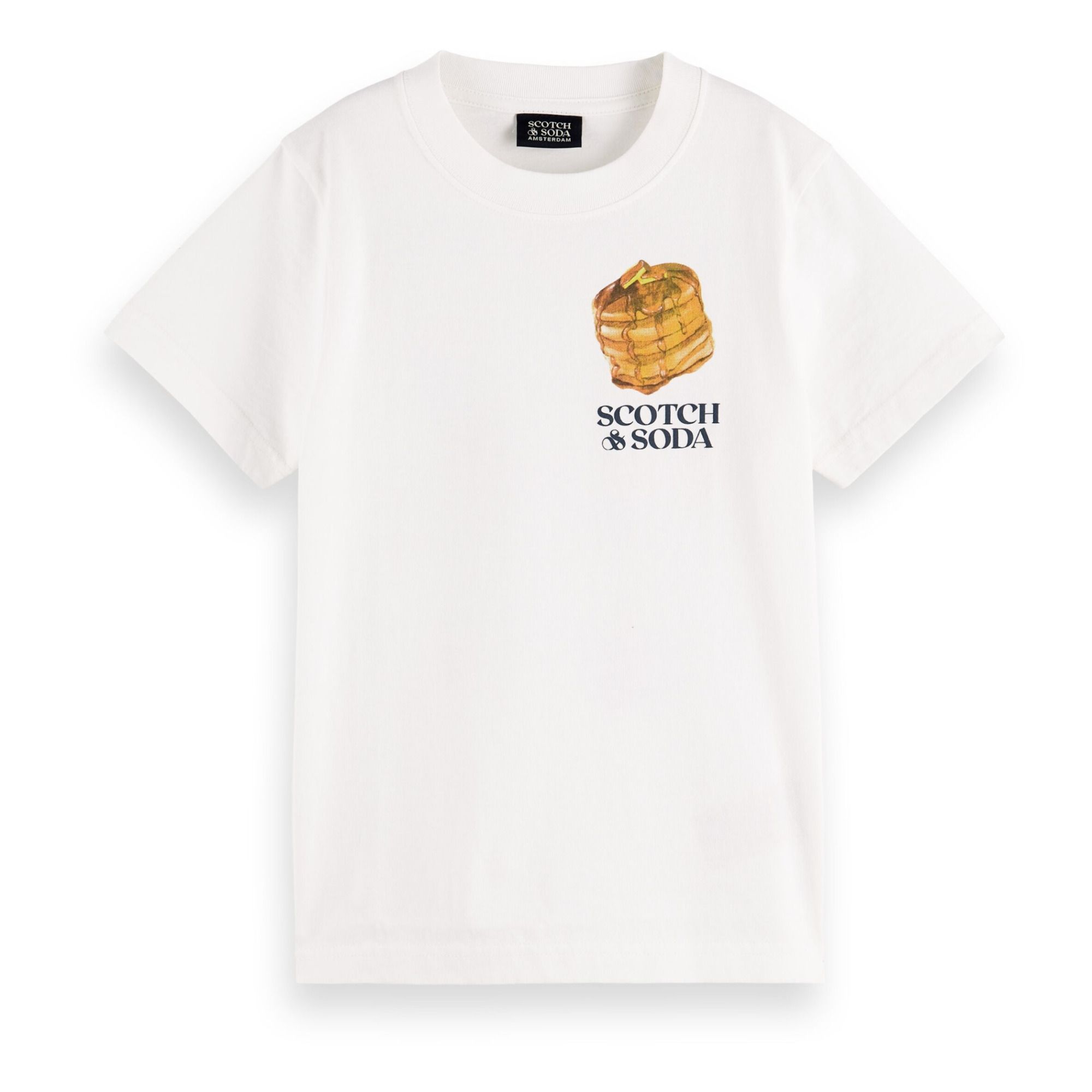 Camiseta Pancakes de algodón orgánico Blanco- Imagen del producto n°0
