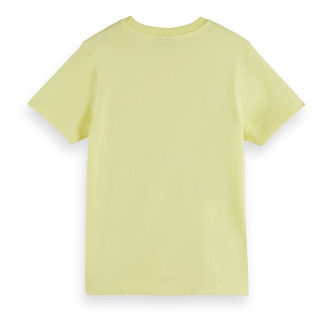 Organic Cotton Pocket T-shirt Yellow
