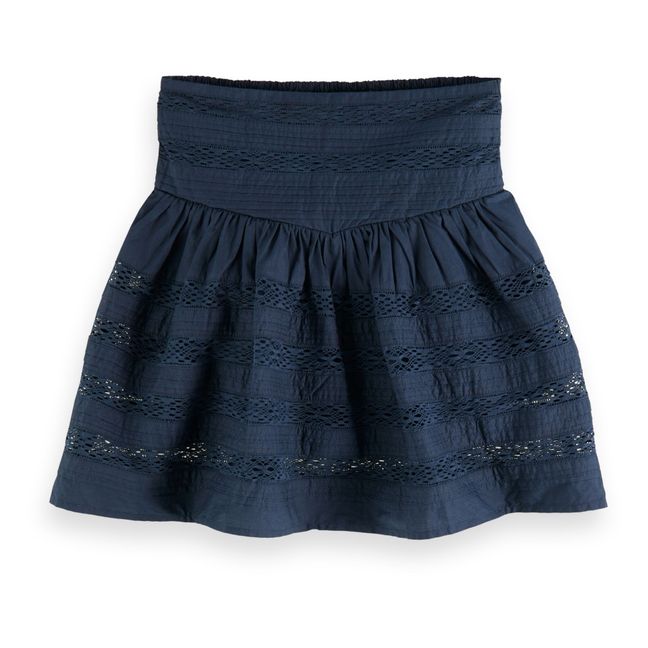 Organic Cotton Skirt Midnight blue