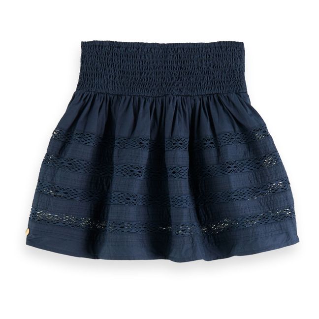 Organic Cotton Skirt Midnight blue