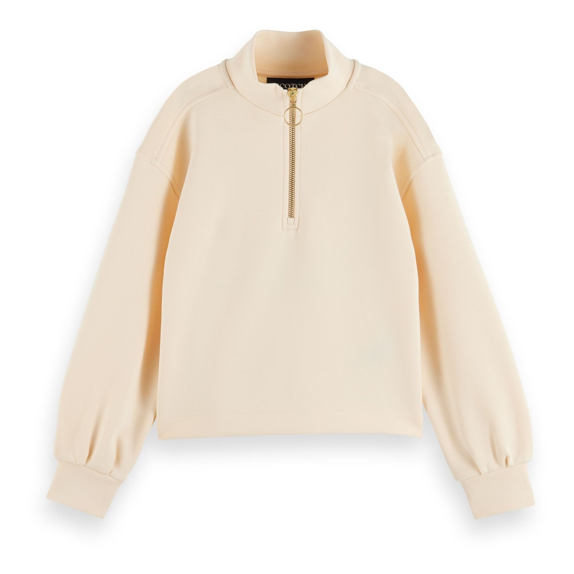 Scotch & Soda - Sweat Zippé - Fille - Beige